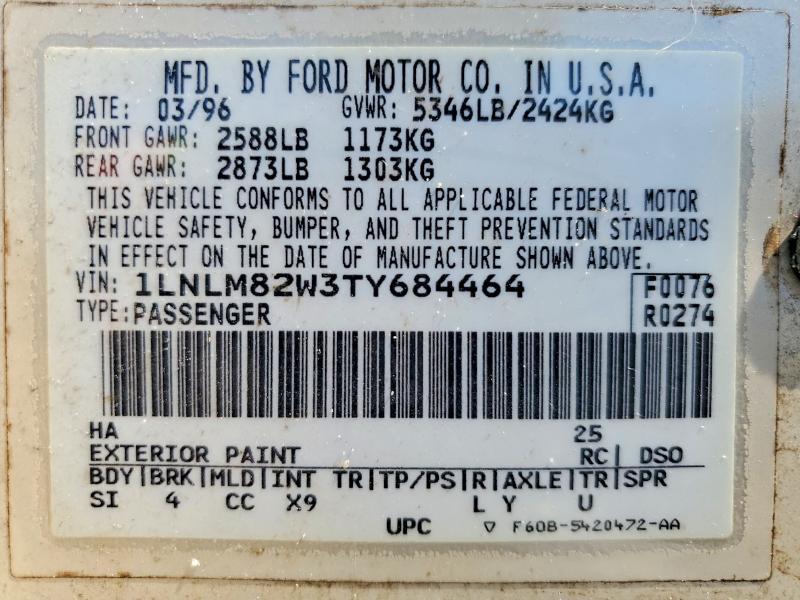 1996 Lincoln Town car Signature