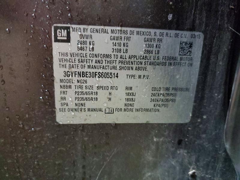 2015 Cadillac Srx Luxury Collection