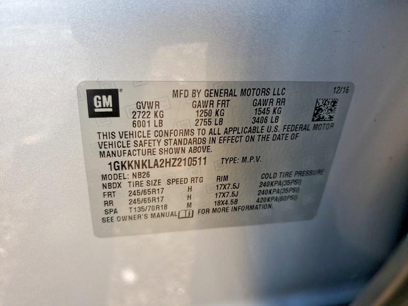 2017 GMC Acadia sle