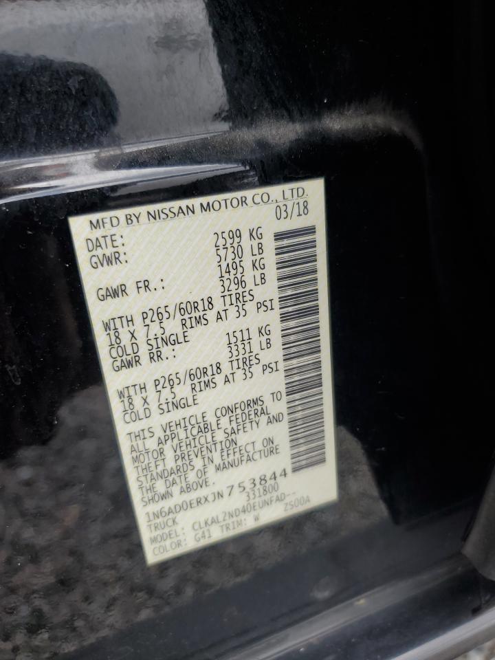 2018 Nissan Frontier SV