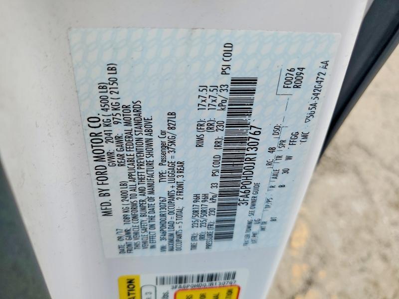 2018 Ford Fusion se