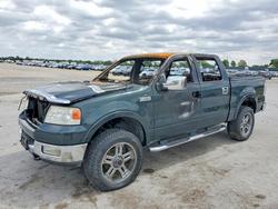 Salvage trucks for sale at Sikeston, MO auction: 2004 Ford F150 Supercrew