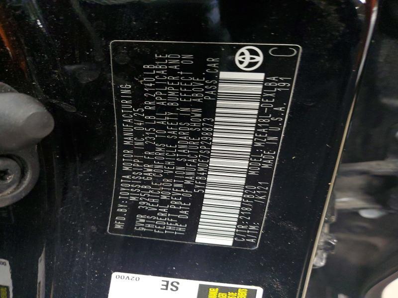 2025 Toyota Corolla le