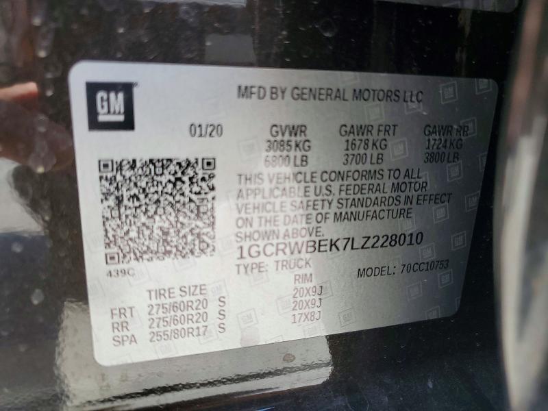 2020 Chevrolet Silverado C1500 Custom