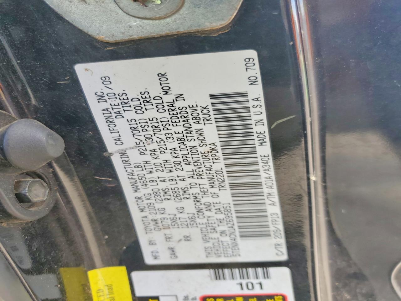 2010 Toyota Tacoma Base