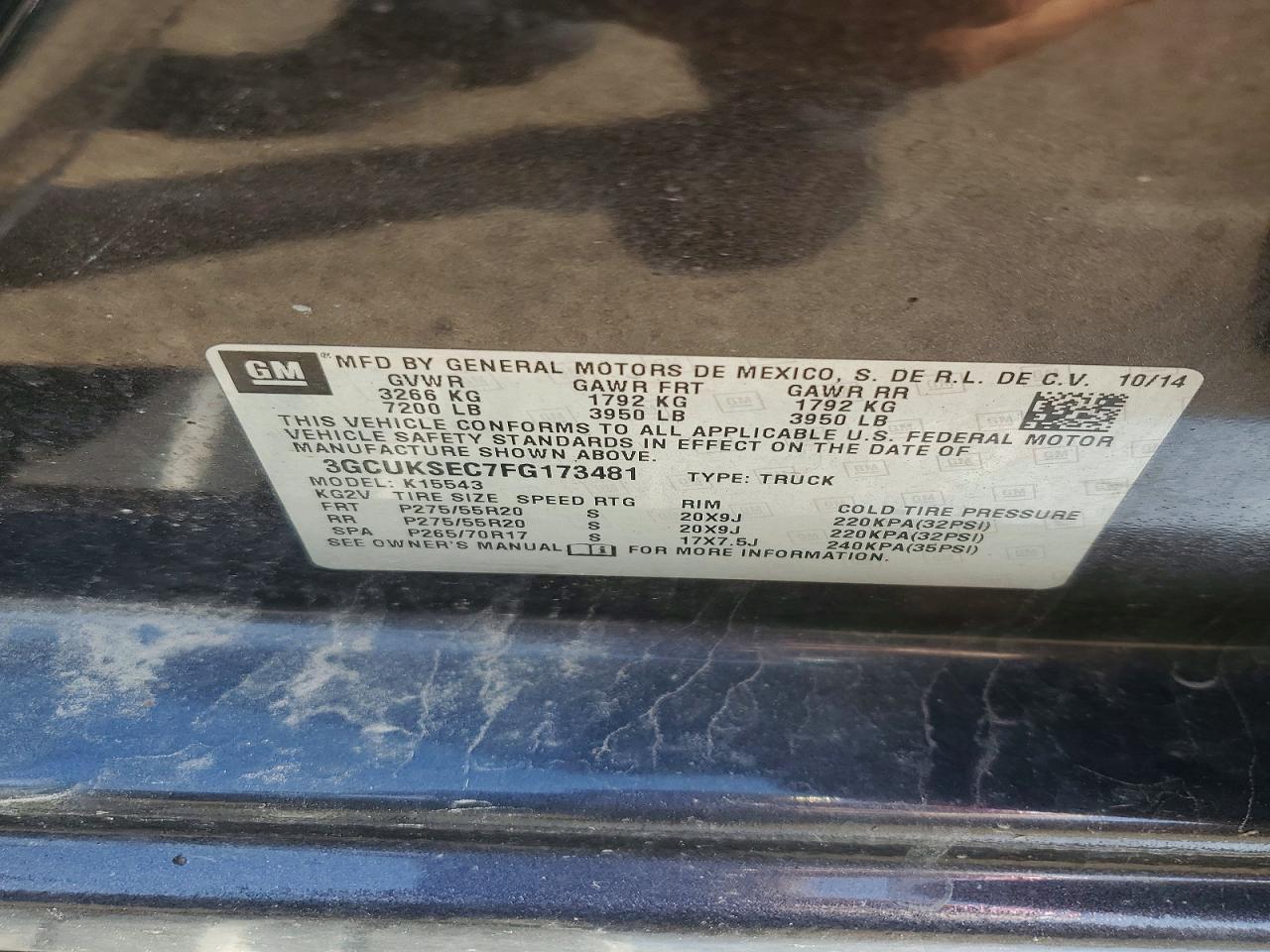 2015 Chevrolet Silverado K1500 LTZ