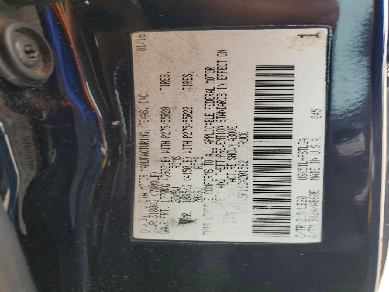 2016 Toyota Tundra Limited