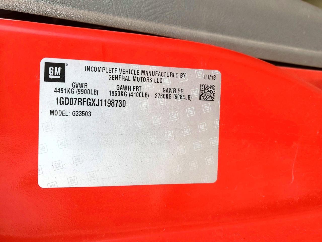 2018 GMC Savana Utility / Service Truck