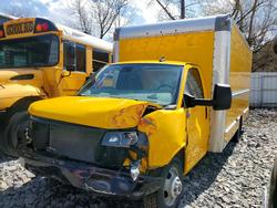 Salvage trucks for sale at Albany, NY auction: 2021 GMC Savana BOX Truck