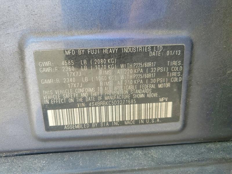 2013 Subaru Outback 2.5i Limited