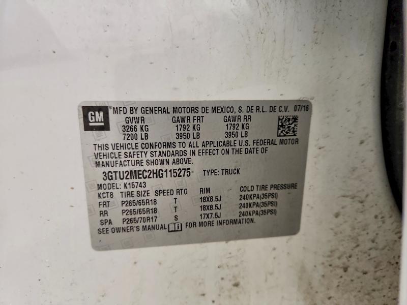 2017 GMC Sierra K1500 SLE