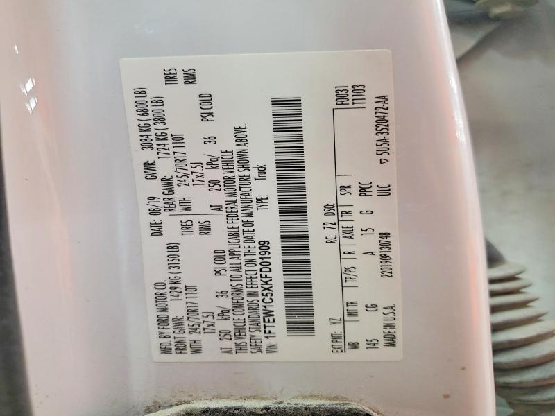 2019 Ford F150 Supercrew