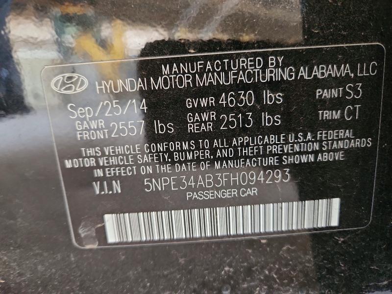 2015 Hyundai Sonata Sport 2.0t