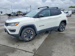 Jeep Compass salvage cars for sale: 2018 Jeep Compass Trailhawk