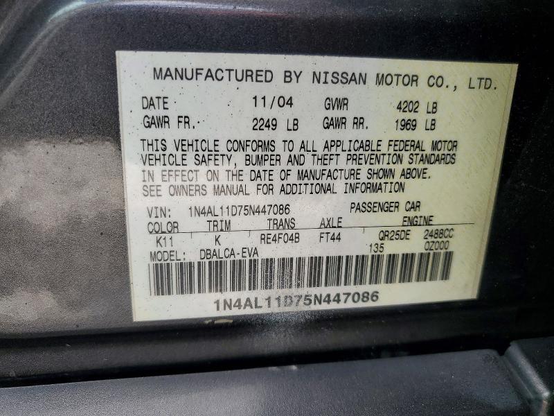 2005 Nissan Altima 2.5