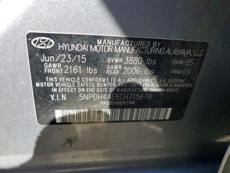 2016 Hyundai Elantra se