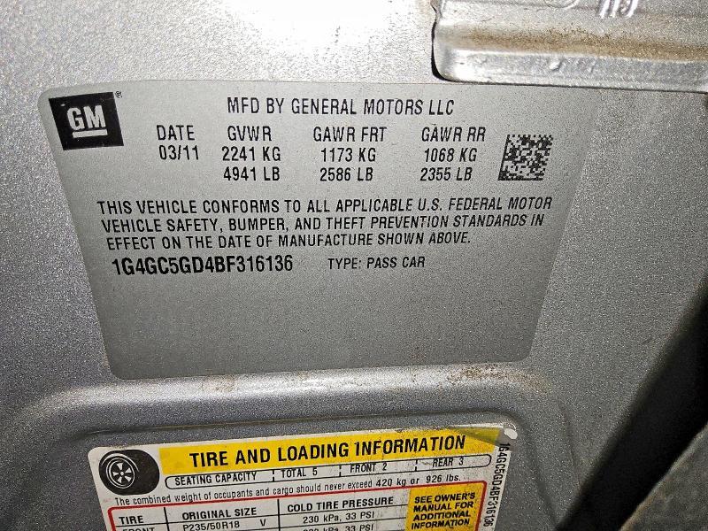 2011 Buick Lacrosse cxl