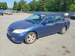 Honda salvage cars for sale: 2004 Honda Civic ex