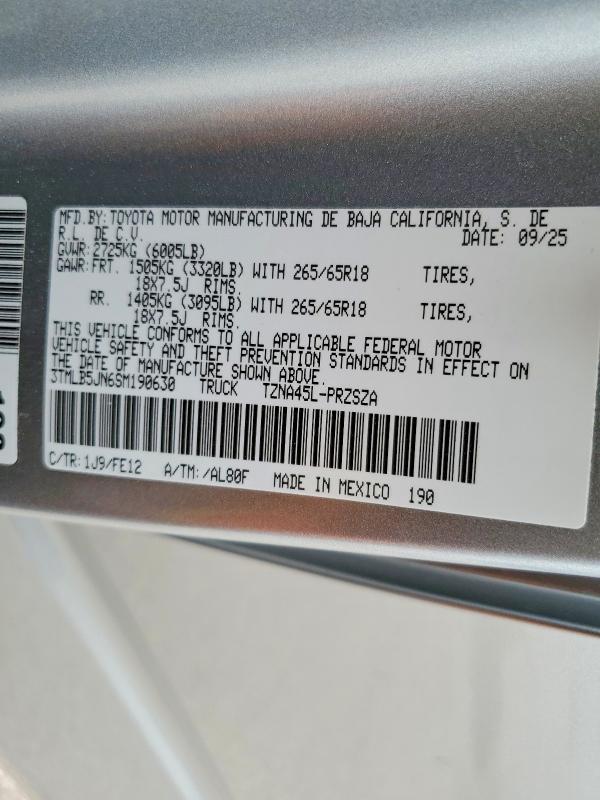 2025 Toyota Tacoma TRD Sport