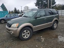 Salvage cars for sale from Copart Spanaway, WA: 2003 KIA Sorento lx