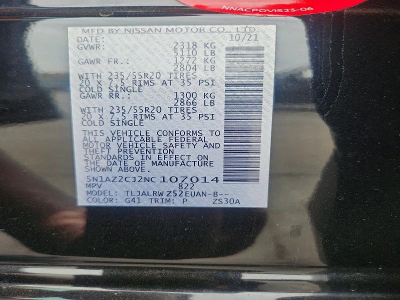 2022 Nissan Murano sl