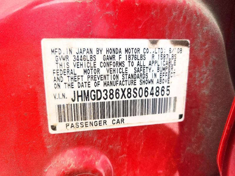 2008 Honda Fit Sport