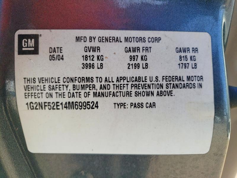 2004 Pontiac Grand am SE1