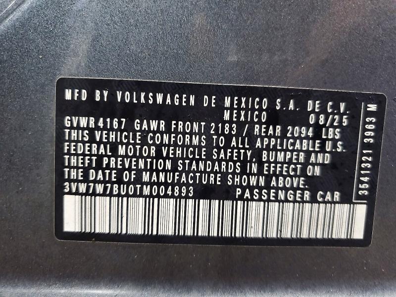 2026 Volkswagen Jetta se