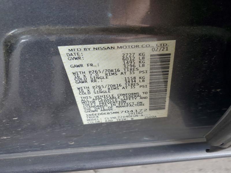 2021 Nissan Frontier SV