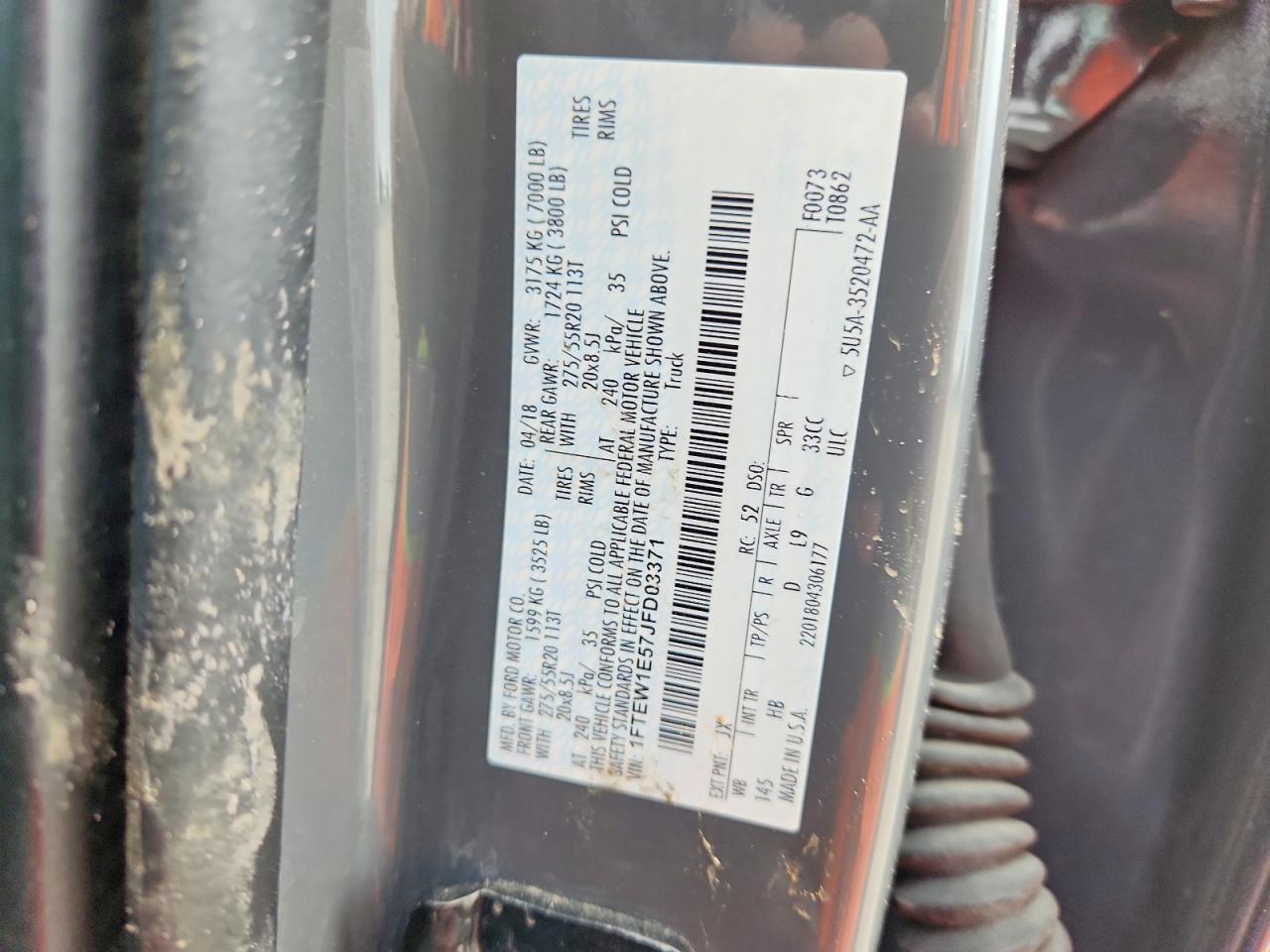 2018 Ford F150 Supercrew