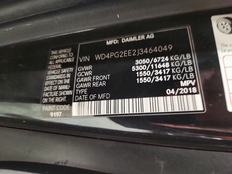 2018 Mercedes-Benz Metris