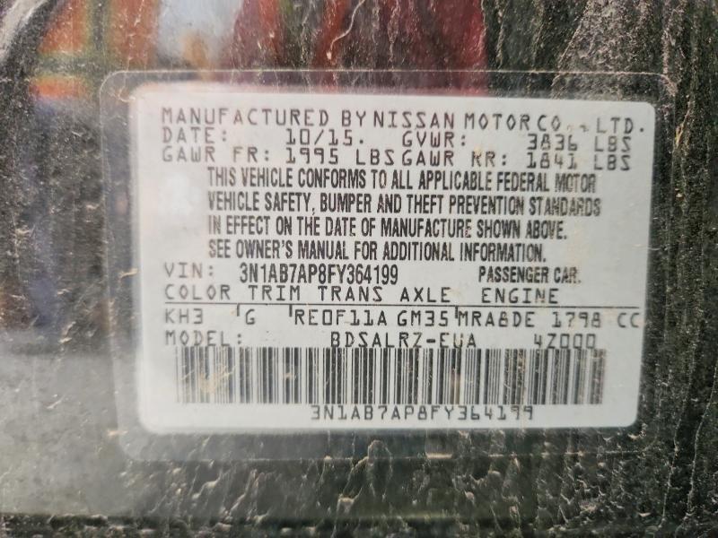 2015 Nissan Sentra sr