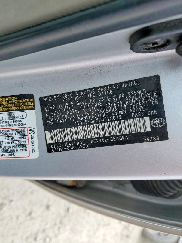2007 Toyota Camry xle