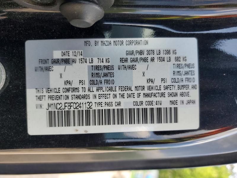 2015 Mazda Mx-5 Miata Sport