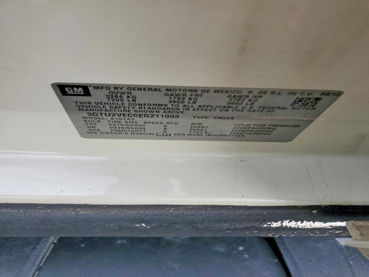 2014 GMC Sierra K1500 SLT