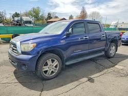Salvage cars for sale from Copart Denver, CO: 2007 Toyota Tundra Crewmax Limited
