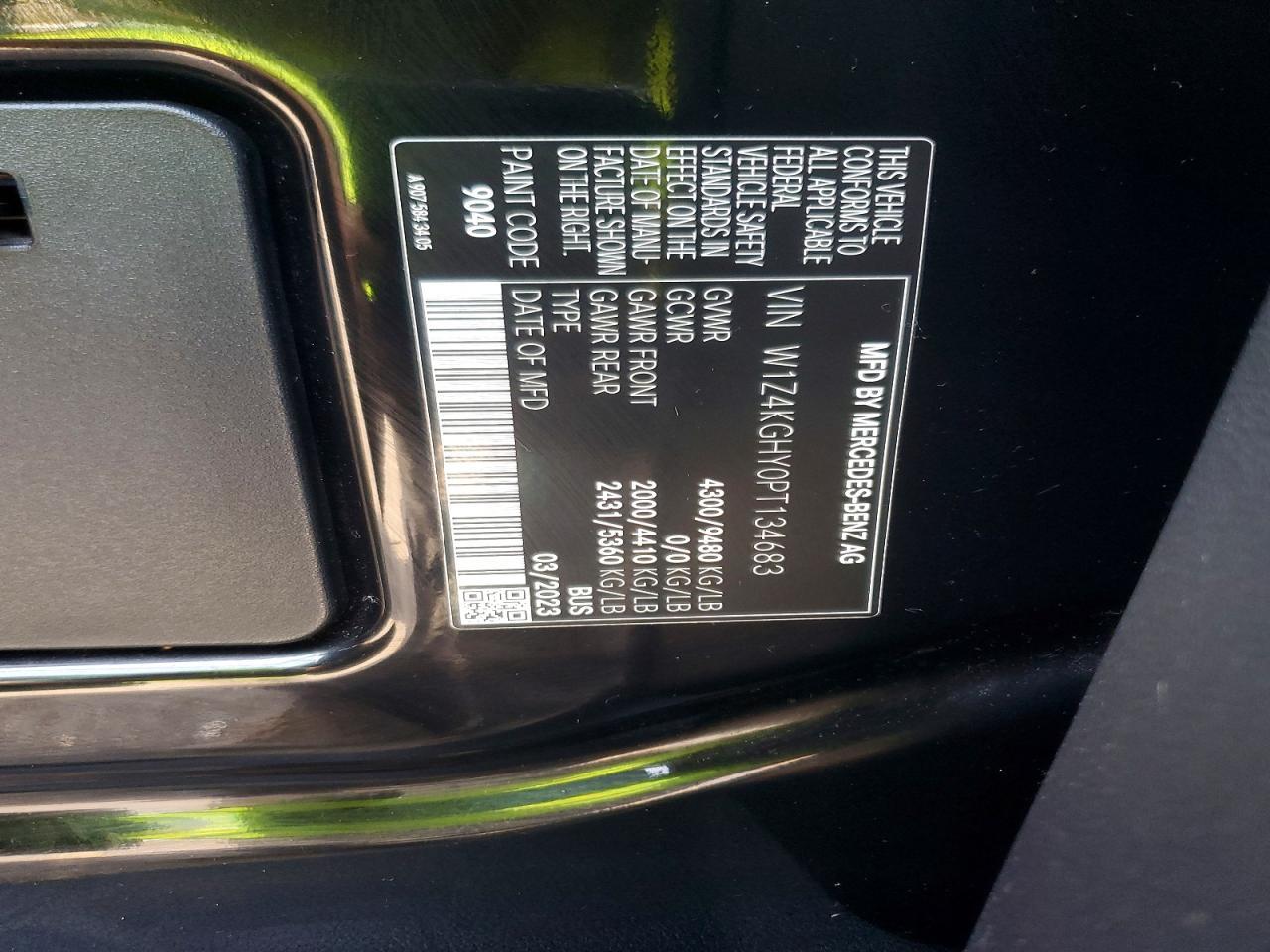 2023 Mercedes-Benz Sprinter 2500