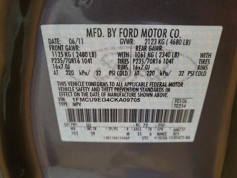 2012 Ford Escape Limited