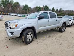 Salvage cars for sale from Copart Mendon, MA: 2013 Toyota Tacoma Double Cab Long BED