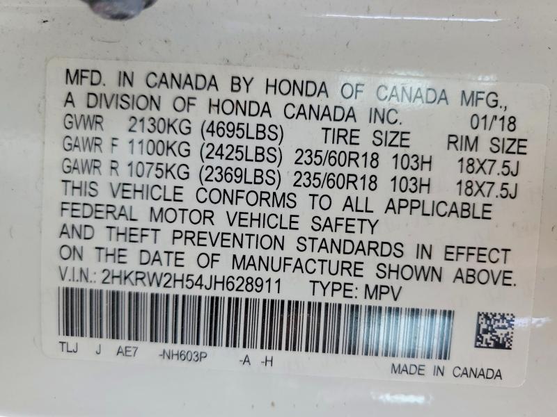 2018 Honda Cr-v ex