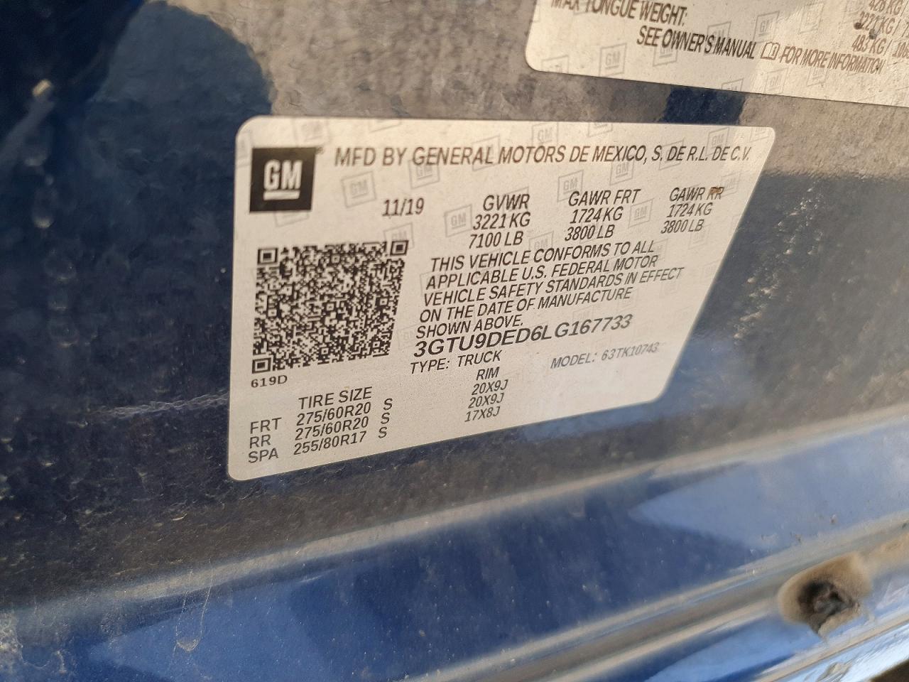 2020 GMC Sierra K1500 SLT