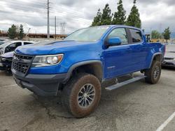 Salvage trucks for sale at Rancho Cucamonga, CA auction: 2019 Chevrolet Colorado ZR2