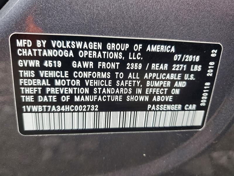 2017 Volkswagen Passat se