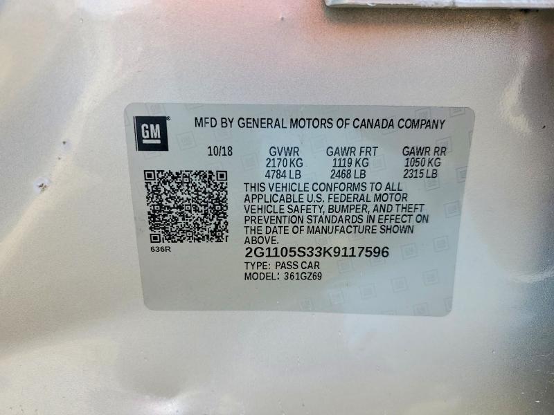 2019 Chevrolet Impala Premier