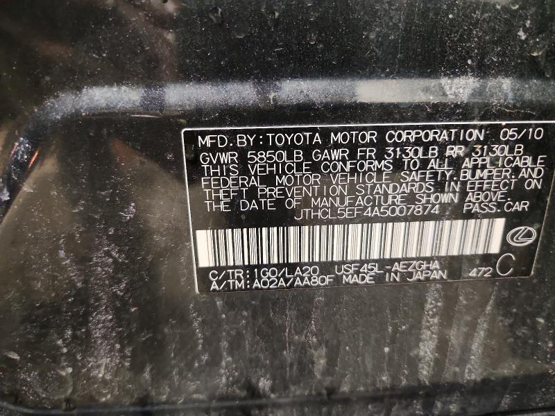 2010 Lexus Ls 460 Base