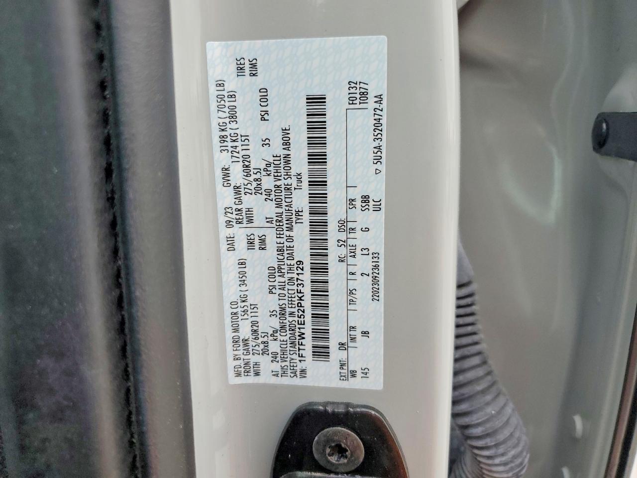 2023 Ford F150 Supercrew