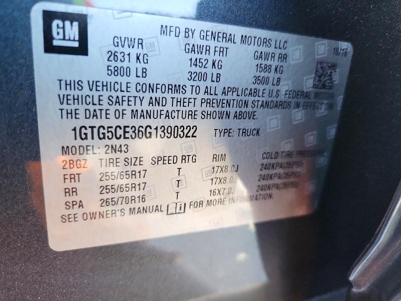 2016 GMC Canyon SLE