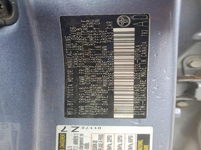 2006 Toyota Matrix Base