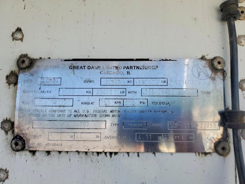2012 Great Dane Trailers