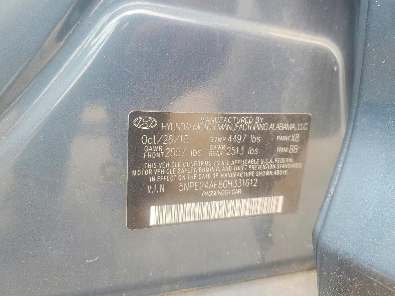2016 Hyundai Sonata se